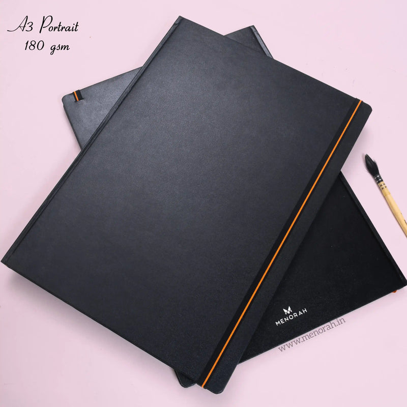 A3 - CASEBOUND SKETCHBOOK - 180GSM - (PORTRAIT)
