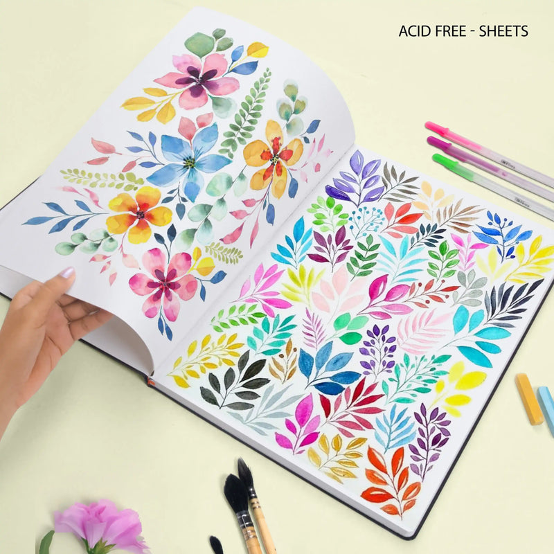 A3 - CASEBOUND SKETCHBOOK - 180GSM - (PORTRAIT)