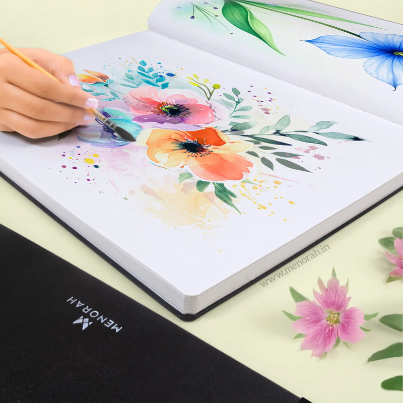 A3 - CASEBOUND SKETCHBOOK - 180GSM - (PORTRAIT)