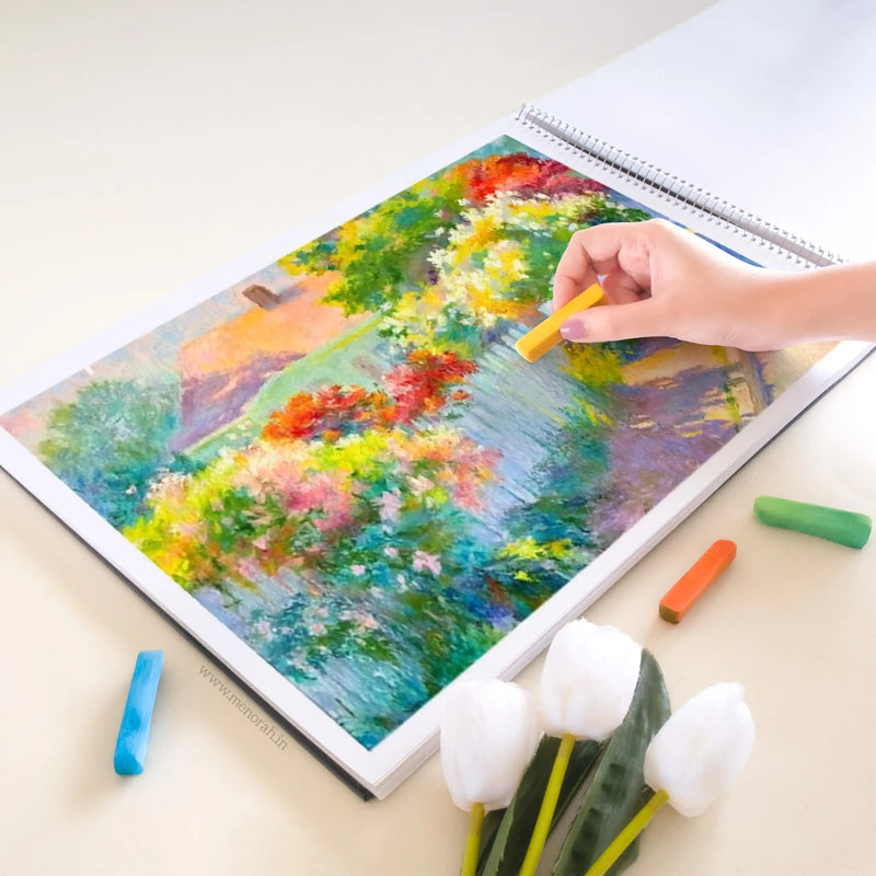 A3 - METAL SPIRAL SKETCHBOOK - 180GSM - (LANDSCAPE)