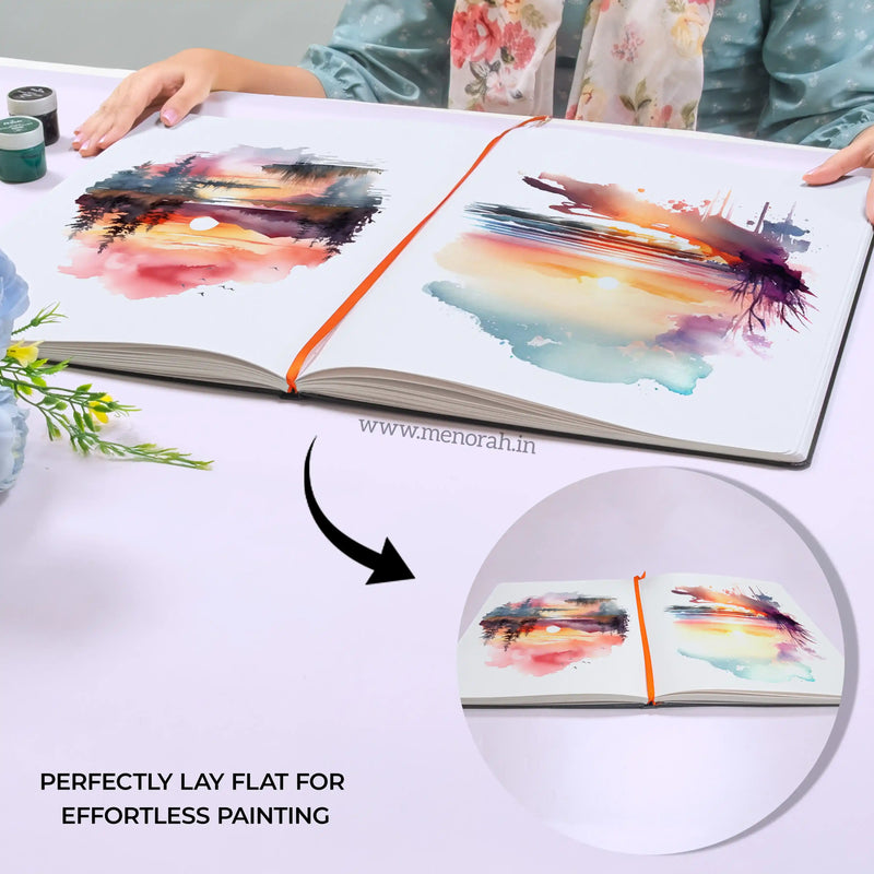 A3 - CASEBOUND SKETCHBOOK - 180GSM - (PORTRAIT)