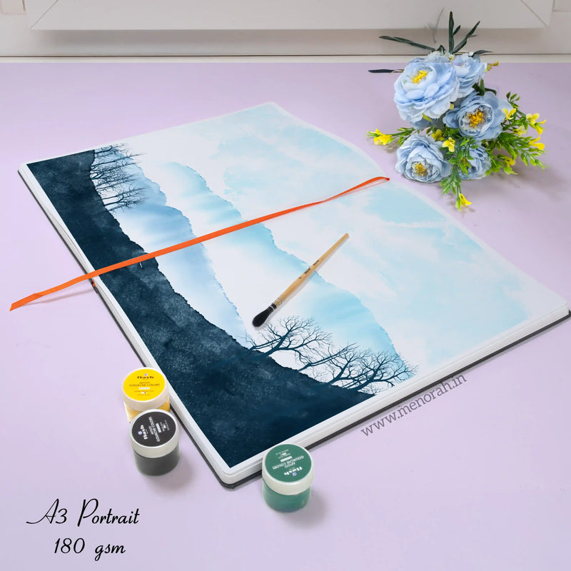 A3 - CASEBOUND SKETCHBOOK - 180GSM - (PORTRAIT)