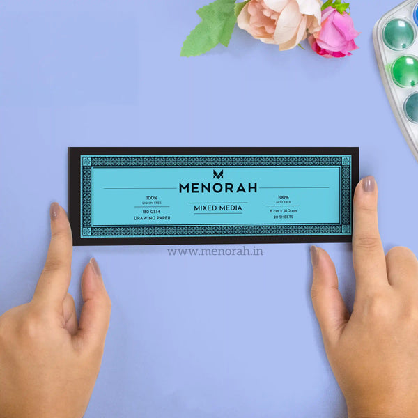 MENORAH'S WATERCOLOR PAPER - BOOKMARK
