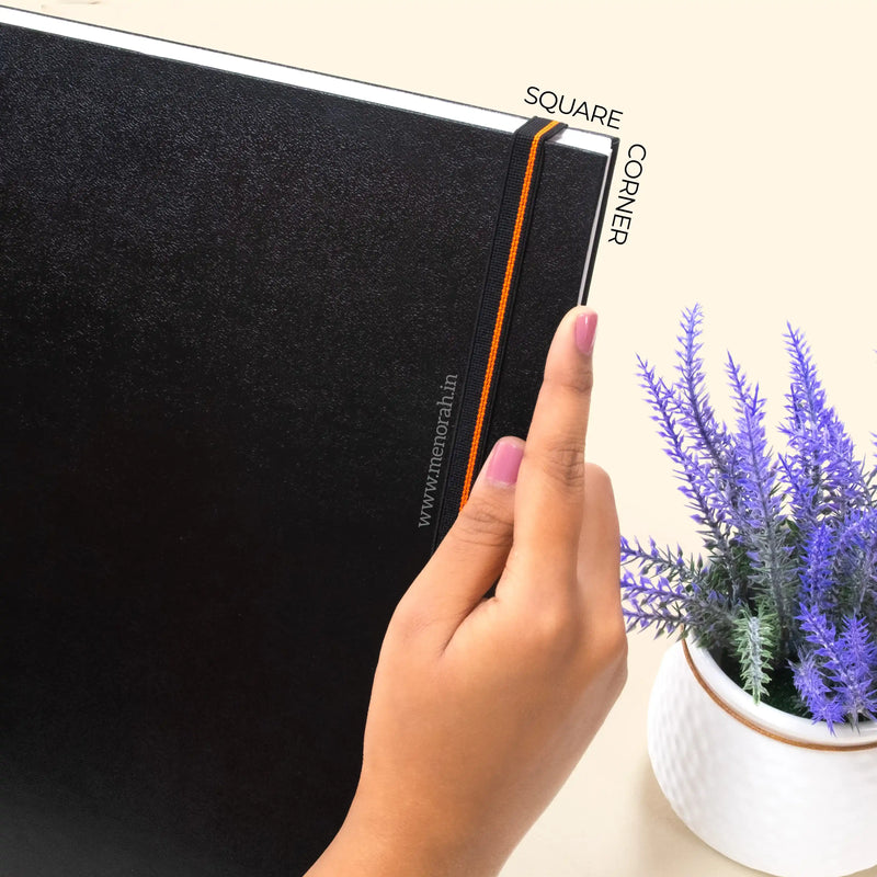 A3 - METAL SPIRAL SKETCHBOOK - 180GSM - (LANDSCAPE)