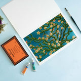 Beautiful Tree Floral paintings, watercolor sketchbook, Greenery paintings, Nature paintings, Menorah’s watercolor paper/sketchpad is made with 100%Cotton,100% Vegan watercolor paper, 300GSM Thickness which makes the watercolour stable, A4 size book so you can carry it anywhere, it contains 18 Pages/9 sheets, Make your creations using Acrylics, Gouache, Tempera, Poster color. watercolor in our sketchbook