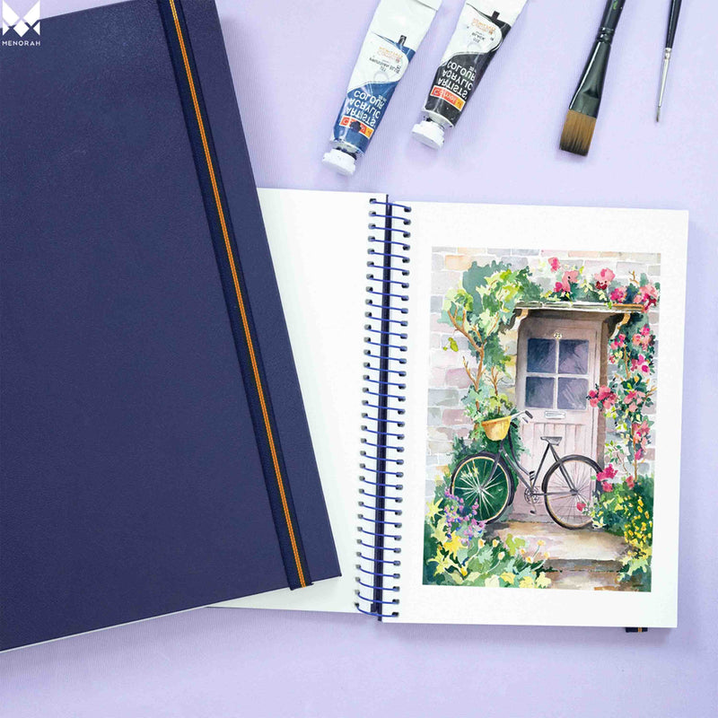 Watercolor Drawing Notebook, Cotton Watercolor Notebook