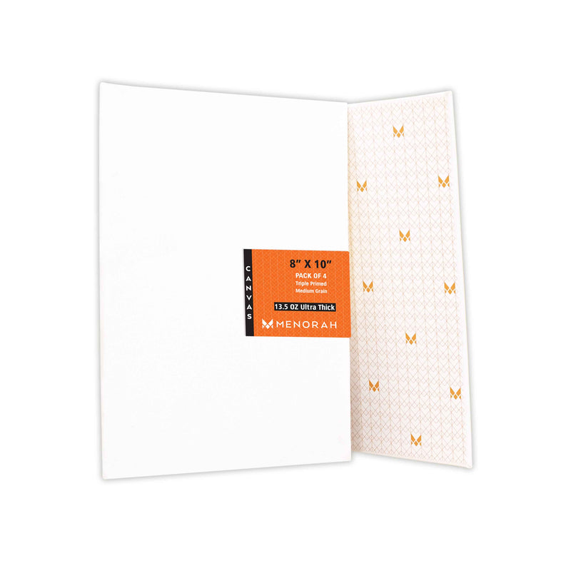 MENORAH CANVAS PANELS - 420 GSM - PACK OF 4 (8.0 x 10.0 inch)
