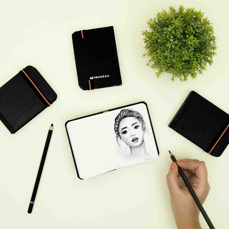 A7 Sketchbook Combo pack for Artist -180 GSM, – MENORAH