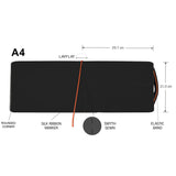 Menorah's True black sketchbook, Fully Handmade touch, 250 GSM Thickness which makes the Gouache and acrylic paints stable. A4 Size Casebound Sketchbook, Landscape sketchbook - Dimensions  29.7cm x 21.0cm